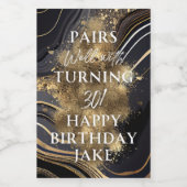 Food and Beverage Label Set ワインラベル (シングルラベル)