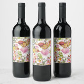 Food and Beverage Label Set ワインラベル (ボトル)