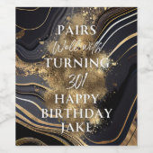 Food and Beverage Label Set ワインラベル (シングルラベル)