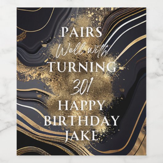 Food and Beverage Label Set ワインラベル (シングルラベル)