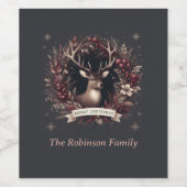 Food and Beverage Label Set ワインラベル (シングルラベル)