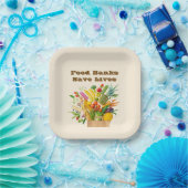 Food Banks Save Lives ペーパープレート (パーティー)