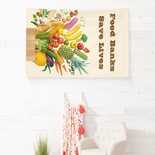 Food Banks Save Lives 横断幕 (インサイチュ)