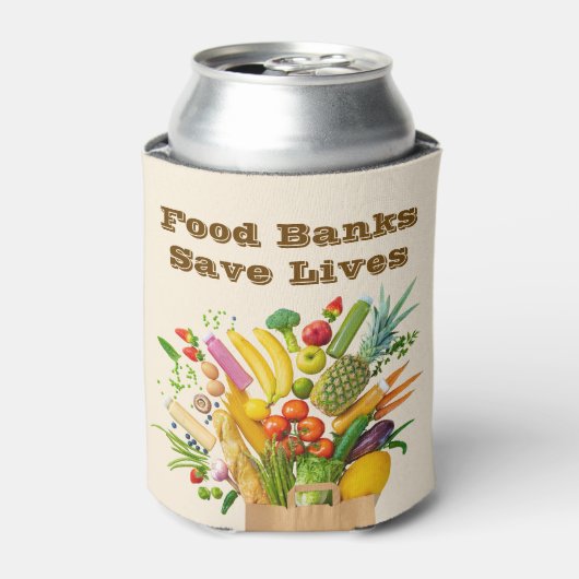 Food Banks Save Lives 缶クーラー (缶正面)