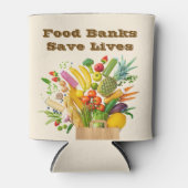 Food Banks Save Lives 缶クーラー (正面)