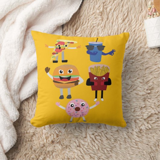 Food Characters クッション (ブランケット)