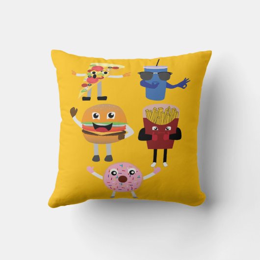 Food Characters クッション (裏面)