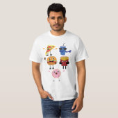 Food Characters Tシャツ (正面フル)