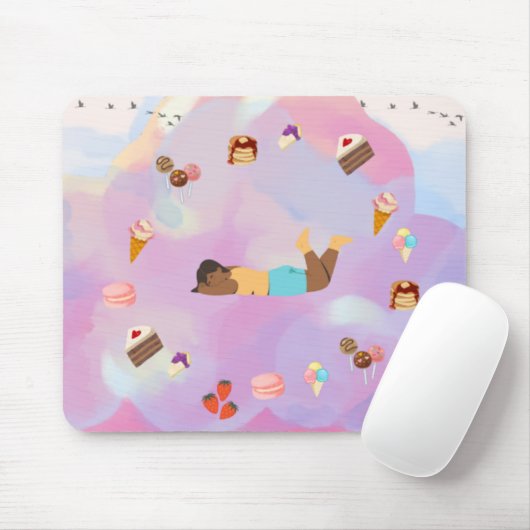 Food cloud mouse pad マウスパッド (マウス)