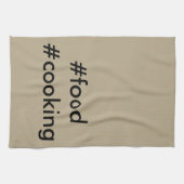 #food #cooking手ぬぐいバーベキューパーティー調理師シェフ キッチンタオル (横)