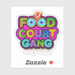 Food Court Gang Logo Sticker シール