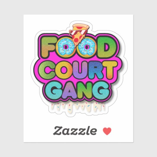 Food Court Gang Logo Sticker シール (シート)