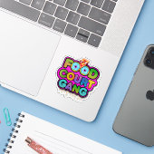 Food Court Gang Logo Sticker シール (ノートパソコンとiPhone)