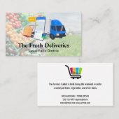 Food Delivery Service | Produce | Agriculture 名刺 (正面/裏面)