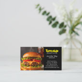 Food Diner Beef Bacon Egg Burger House Restaurant 名刺 (スタンド正面)