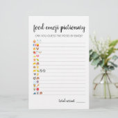 Food Emoji Pictionaryゲームのクイズと回答 (スタンド正面)