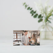 Food Influencer Blogger Content Creator Full Photo 名刺 (スタンド正面)