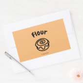 Food Label Sticker 長方形シール (封筒)