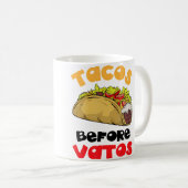 Food Lovers Tacos Before Vatos コーヒーマグカップ (正面右)