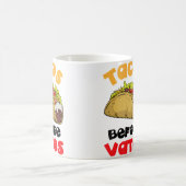 Food Lovers Tacos Before Vatos コーヒーマグカップ (中央)