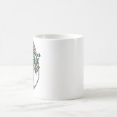 Food Not Bombs logo コーヒーマグカップ (中央)