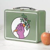 Food Not Bombs logo メタルランチボックス (インサイチュ)