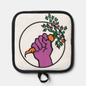 Food Not Bombs logo 鍋敷き (正面)