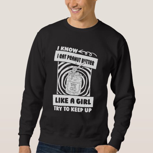 Food  Peanuts Peanut Butter スウェットシャツ (正面)