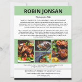 Food Postcard Template (裏面)