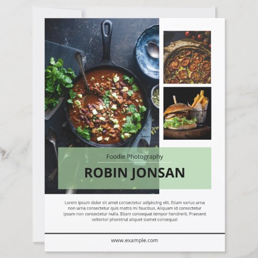 Food Postcard Template (正面)