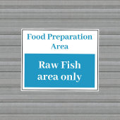 Food Prep Raw Fishのシール シール