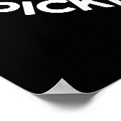 Food Puns Pickle My Fancy Funny Food Pun Dark BG ポスター (角)