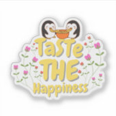 Food Quote Sticker  シール (正面)