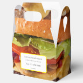 food/ restaurant/ package style フェイバーボックス (見開き)