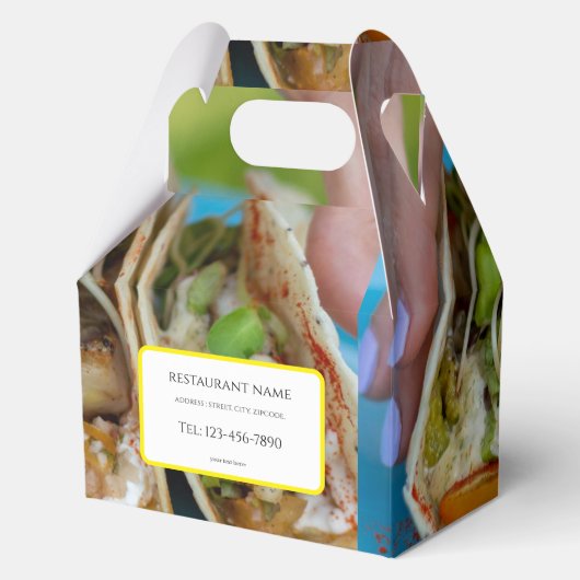 food/ restaurant/ package style フェイバーボックス (正面)