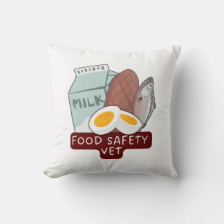 Food Safety Vet–Veterinary Food Inspection Design クッション