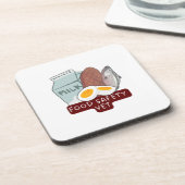 Food Safety Vet–Veterinary Food Inspection Design コースター (左側)