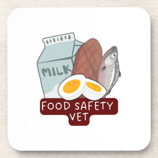 Food Safety Vet–Veterinary Food Inspection Design コースター