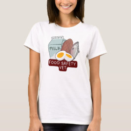 Food Safety Vet–Veterinary Food Inspection Design Tシャツ