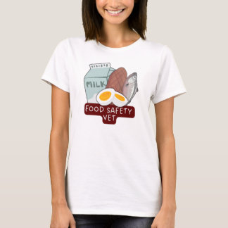 Food Safety Vet–Veterinary Food Inspection Design Tシャツ
