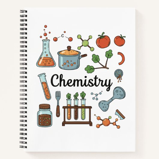 Food Science Culinary Chemistry Notebook  ノートブック (正面)