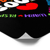 Food Services Crew Cafeteria Cook Helper School Sq ポスター (角)