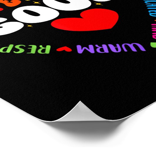 Food Services Crew Cafeteria Cook Helper School Sq ポスター (角)