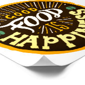 FOOD TYPOGRAPHY POSTER ポスター (角)