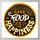 FOOD TYPOGRAPHY POSTER ポスター (正面)