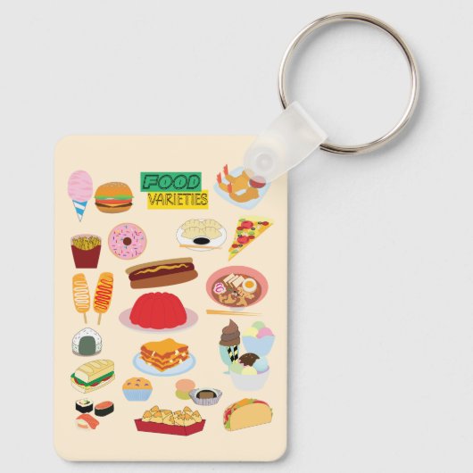 Food Varieties キーホルダー (裏面)