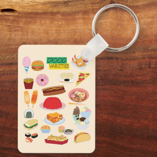 Food Varieties キーホルダー (裏面)