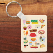 Food Varieties キーホルダー (正面)