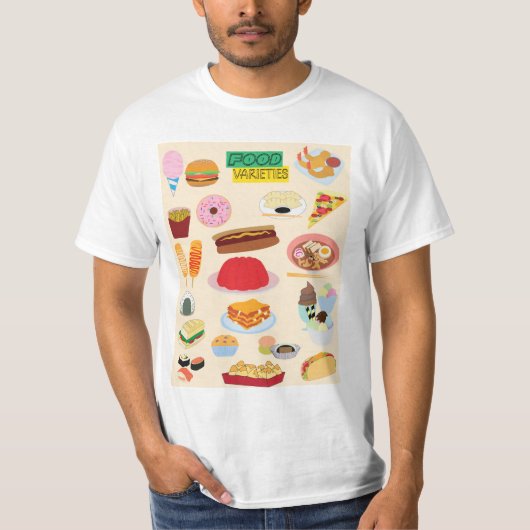 Food Varieties Tシャツ (正面)