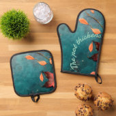 Foodie Apron by Sommer Hamilton 鍋つかみ&鍋敷きセット (トップダウン)